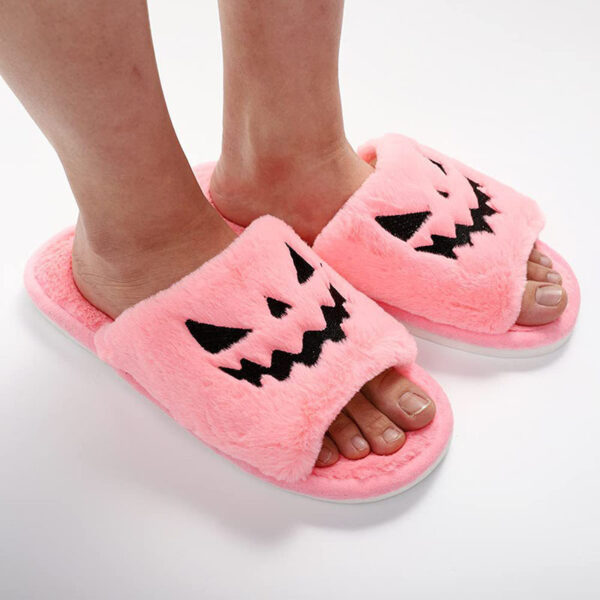 Halloween Shoes Winter Cute Warm Home Slippers Women - Image 8